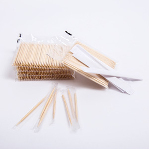 Healthy Mini Pocket Bamboo Toothpick With Plastic Packaging YHTO008